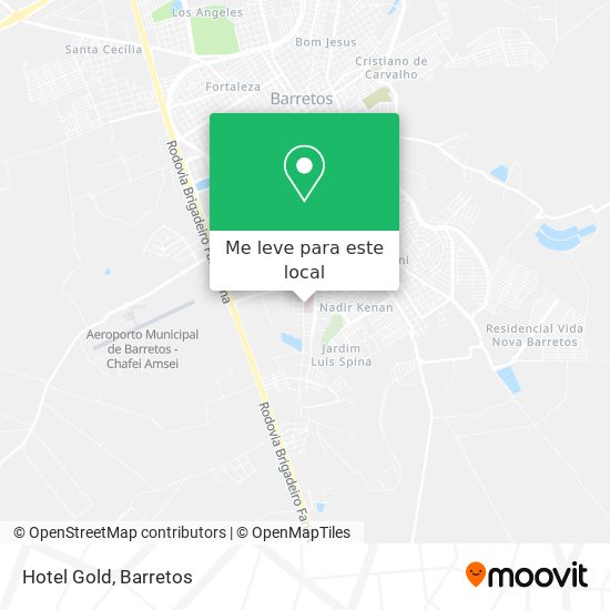 Hotel Gold mapa