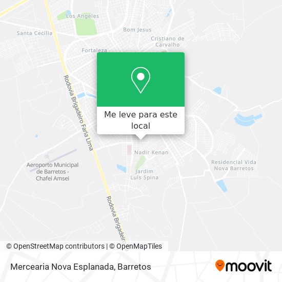 Mercearia Nova Esplanada mapa