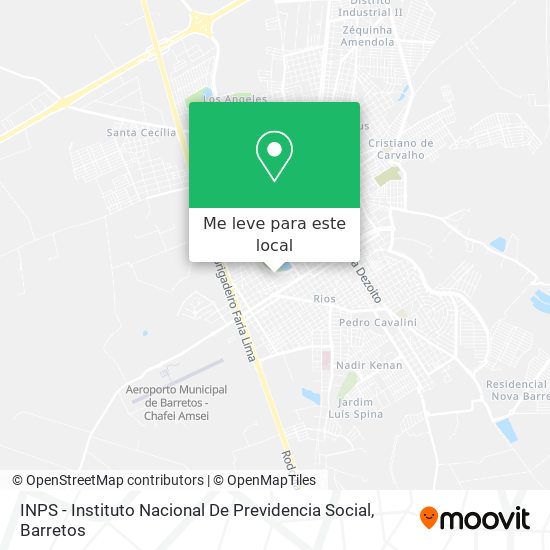 INPS - Instituto Nacional De Previdencia Social mapa