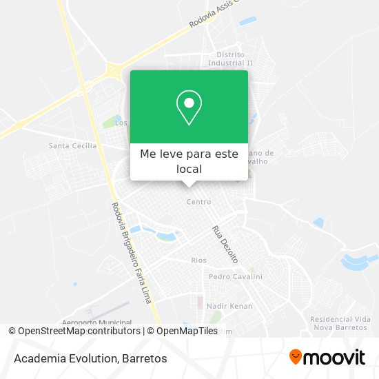 Academia Evolution mapa