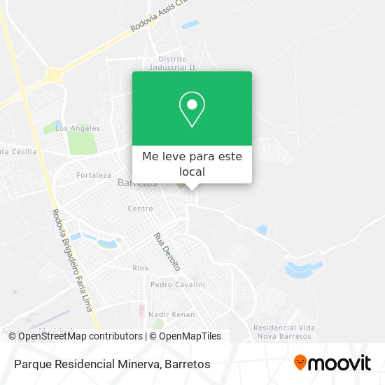 Parque Residencial Minerva mapa