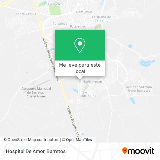 Hospital De Amor mapa