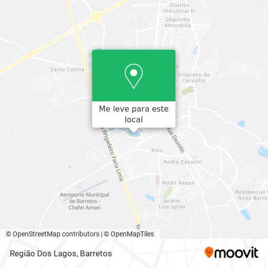 Região Dos Lagos mapa