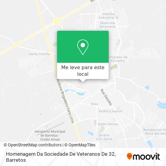 Homenagem Da Sociedade De Veteranos De 32 mapa
