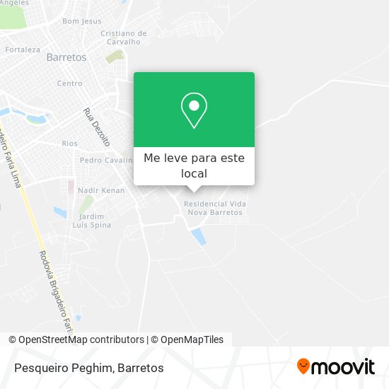 Pesqueiro Peghim mapa