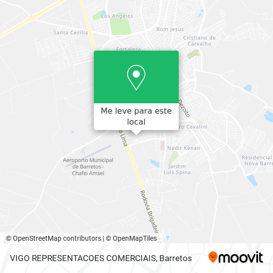 VIGO REPRESENTACOES COMERCIAIS mapa