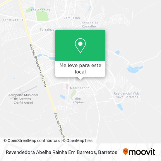 Revendedora Abelha Rainha Em Barretos mapa