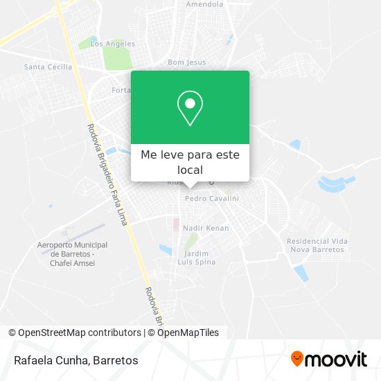 Rafaela Cunha mapa