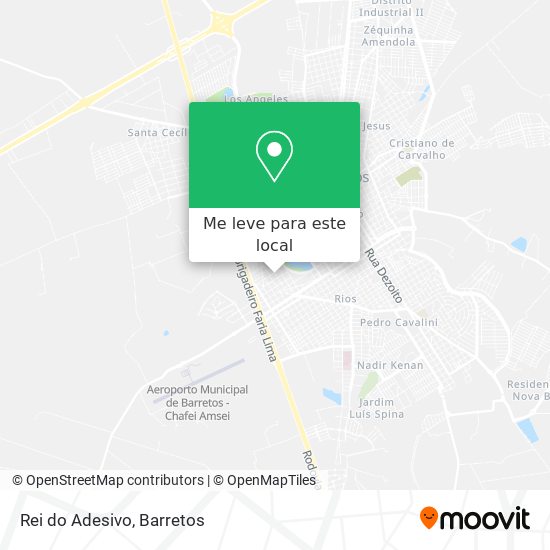 Rei do Adesivo mapa