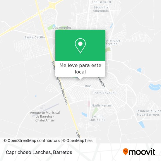 Caprichoso Lanches mapa
