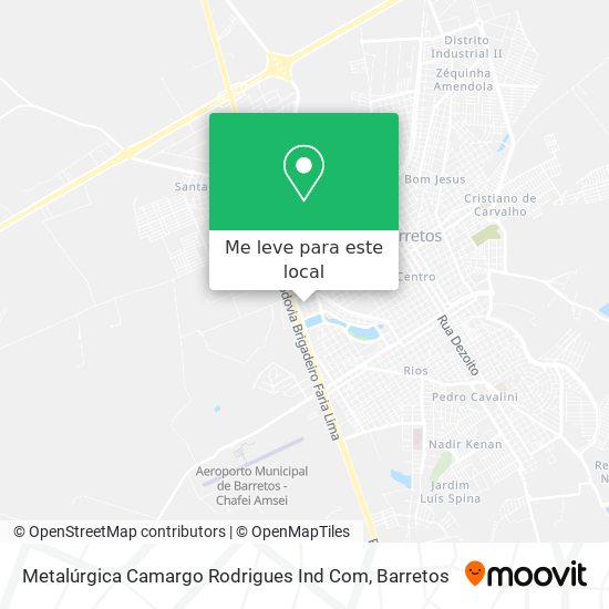 Metalúrgica Camargo Rodrigues Ind Com mapa