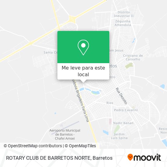 ROTARY CLUB DE BARRETOS NORTE mapa