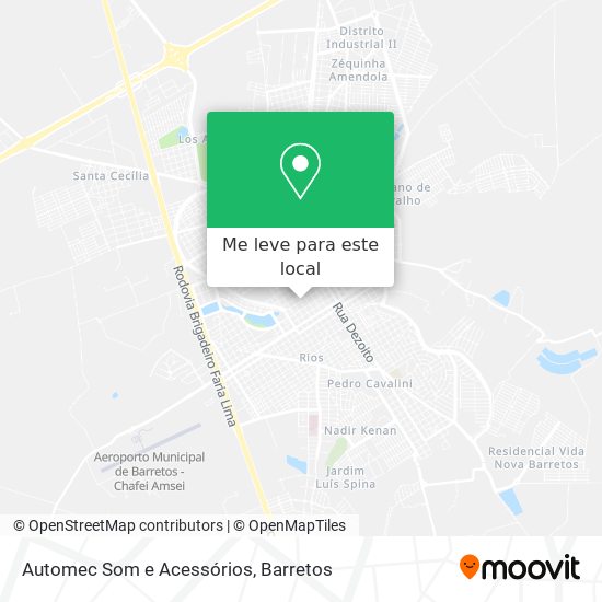 Automec Som e Acessórios mapa