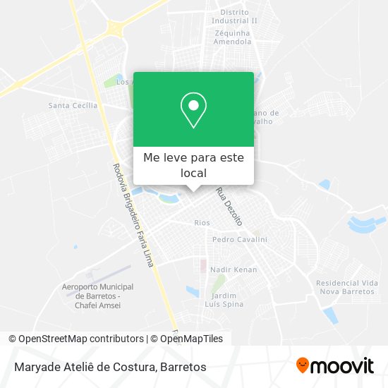 Maryade Ateliê de Costura mapa