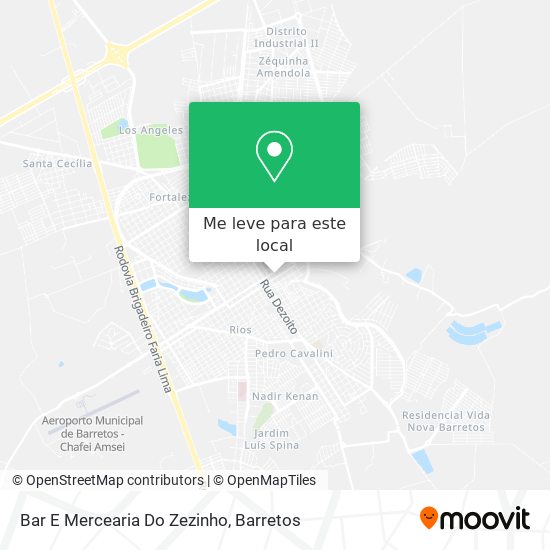 Bar E Mercearia Do Zezinho mapa