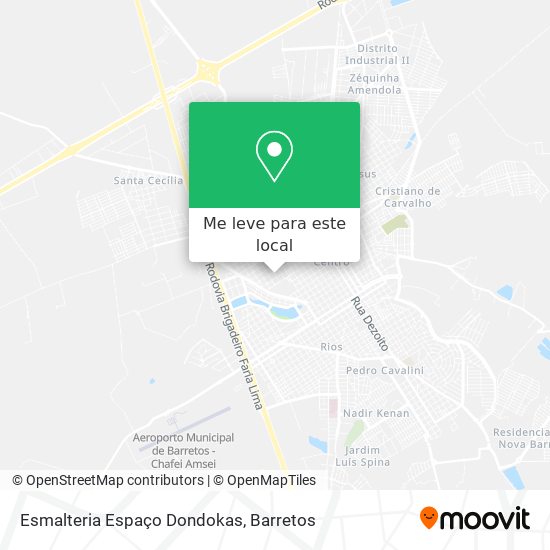 Esmalteria Espaço Dondokas mapa