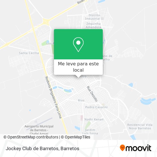 Jockey Club de Barretos mapa