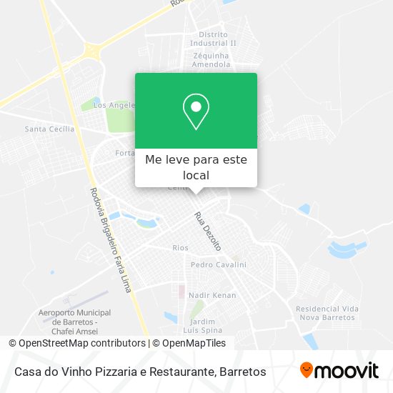 Casa do Vinho Pizzaria e Restaurante mapa