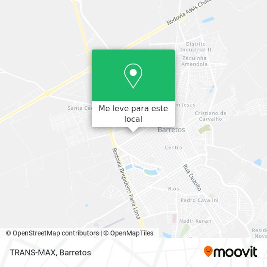 TRANS-MAX mapa