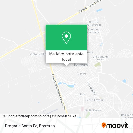 Drogaria Santa Fe mapa