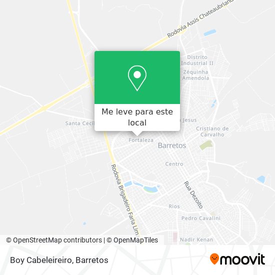 Boy Cabeleireiro mapa