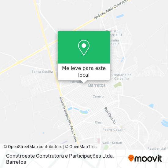 Constroeste Construtora e Participações Ltda mapa