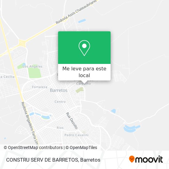 CONSTRU SERV DE BARRETOS mapa