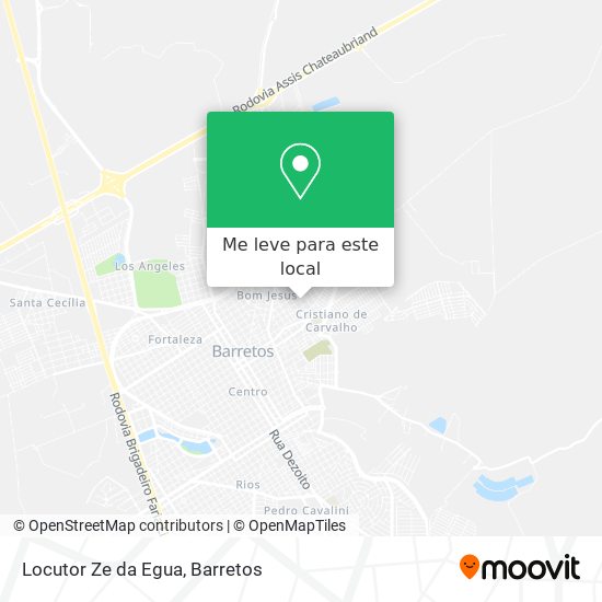 Locutor Ze da Egua mapa
