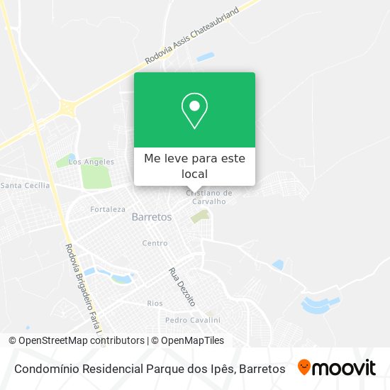 Condomínio Residencial Parque dos Ipês mapa