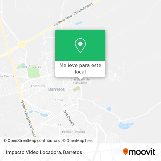 Impacto Video Locadora mapa