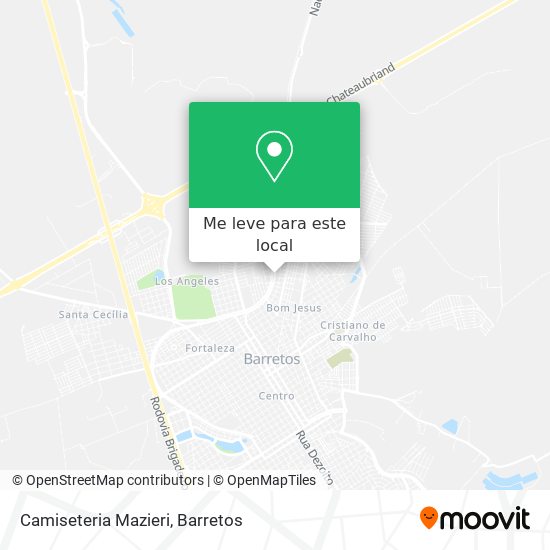 Camiseteria Mazieri mapa