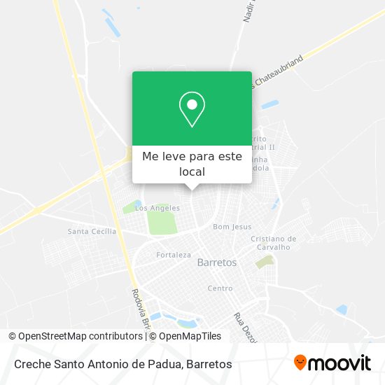 Creche Santo Antonio de Padua mapa