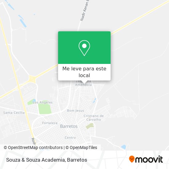 Souza & Souza Academia mapa