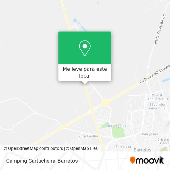 Camping Cartucheira mapa