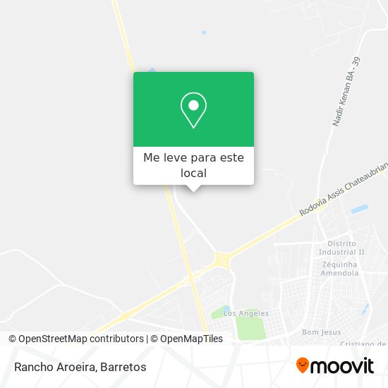 Rancho Aroeira mapa