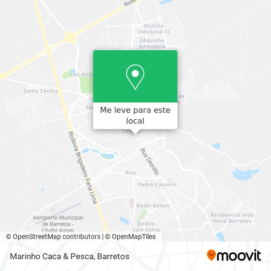 Marinho Caca & Pesca mapa