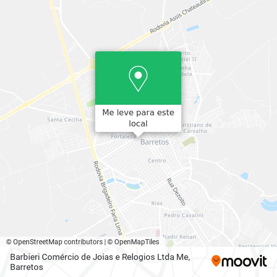 Barbieri Comércio de Joias e Relogios Ltda Me mapa