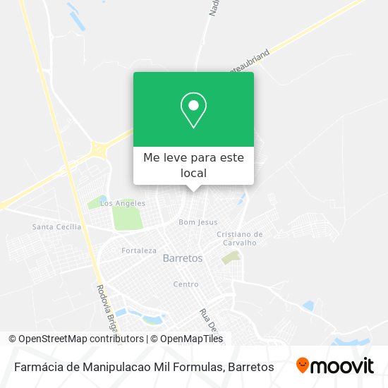 Farmácia de Manipulacao Mil Formulas mapa