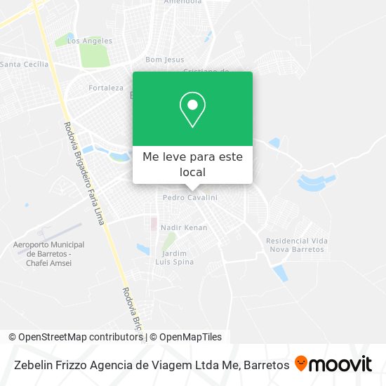 Zebelin Frizzo Agencia de Viagem Ltda Me mapa