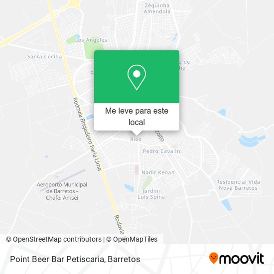 Point Beer Bar Petiscaria mapa