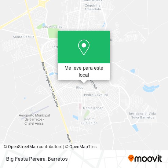 Big Festa Pereira mapa