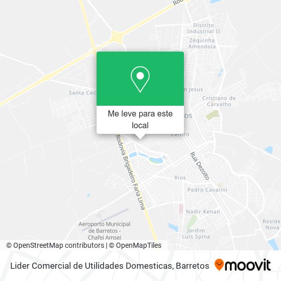 Lider Comercial de Utilidades Domesticas mapa