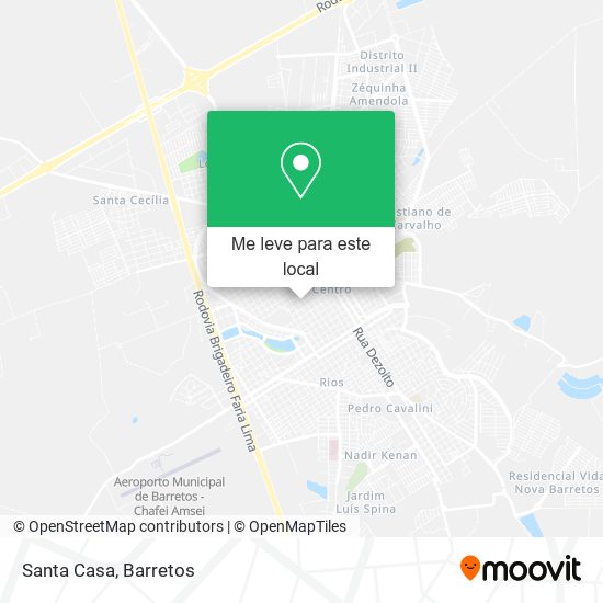 Santa Casa mapa