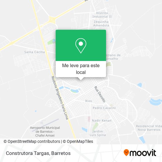 Construtora Targas mapa