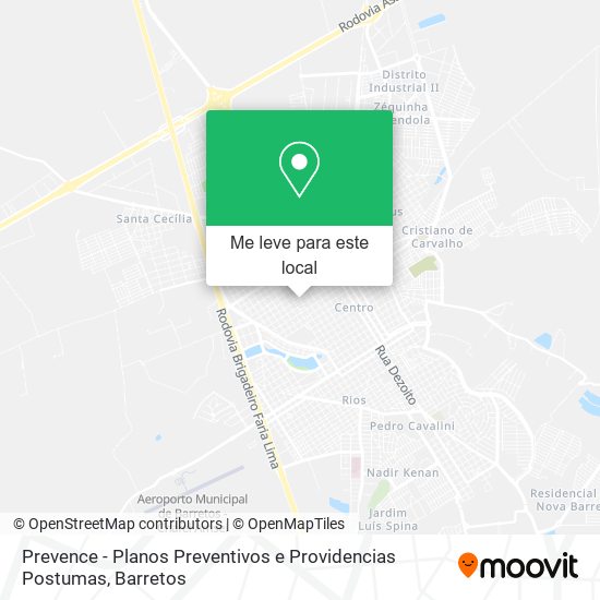 Prevence - Planos Preventivos e Providencias Postumas mapa