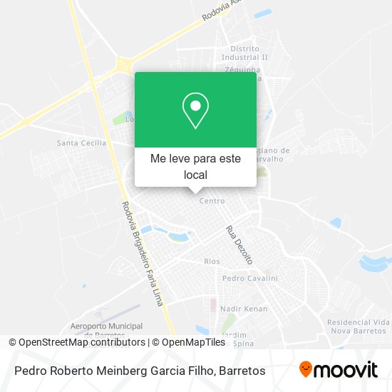 Pedro Roberto Meinberg Garcia Filho mapa