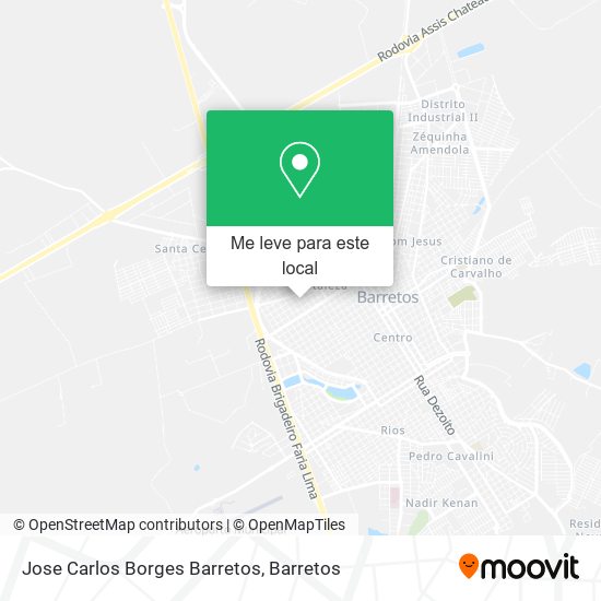Jose Carlos Borges Barretos mapa