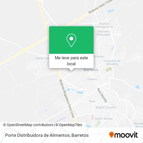Porte Distribuidora de Alimentos mapa
