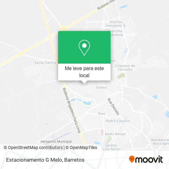 Estacionamento G Melo mapa