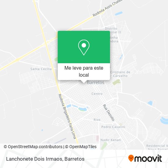 Lanchonete Dois Irmaos mapa